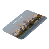 Cleveland Ohio Lakefront Premium Flexi Magnet (Linke Seite)