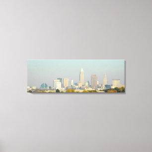 Cleveland, Ohio Lakefront Skyline Canvas Print Leinwanddruck