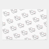 Cleveland Ohio Liebe Geschenkpapier Set (Vorderseite 3)