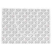 Cleveland Ohio Liebe Große Geschenktüte (Rückseite)