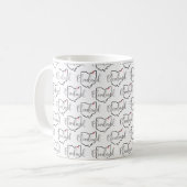 Cleveland Ohio Liebe Kaffeetasse (Vorderseite Links)