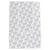 Cleveland Ohio Liebe Mittlere Geschenktüte (Rückseite)