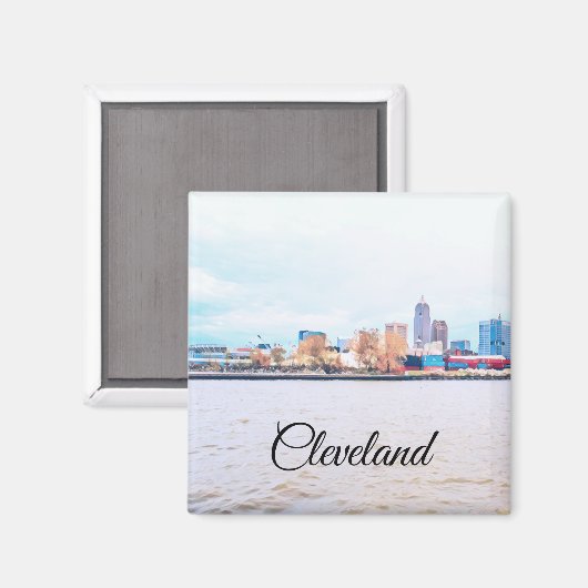Cleveland Ohio Magnet (Vorderseite/Rückseite)