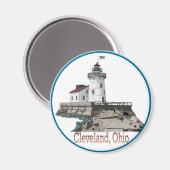 Cleveland Ohio Magnet (Vorderseite/Rückseite)