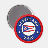 Cleveland Ohio Magnet (Vorderseite/Rückseite)
