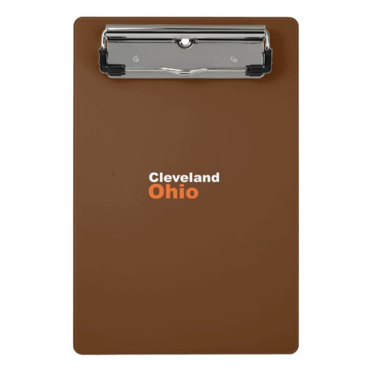 Cleveland, Ohio Mini Clipboard Mini Klemmbrett (Vorderseite)