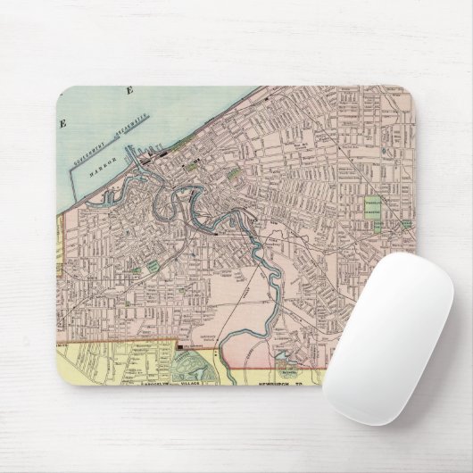 Cleveland, Ohio Mousepad (Mit Mouse)