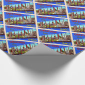 Cleveland Ohio OH Vintage Postkarte für Großbuchst Geschenkpapier (Ecke)
