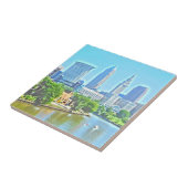 Cleveland, Ohio Paint Effect Decorative Tile Fliese (Seite)