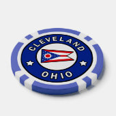 Cleveland Ohio Pokerchips (Einzeln)