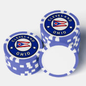 Cleveland Ohio Pokerchips (Stapel)