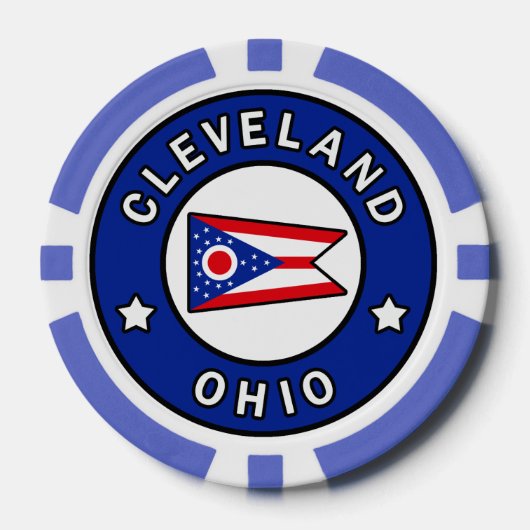 Cleveland Ohio Pokerchips (Vorderseite)