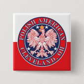 Cleveland Ohio Polish Button (Vorderseite)
