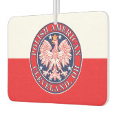 Cleveland Ohio Polish Eagle Autolufterfrischer (Links)
