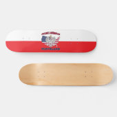 Cleveland Ohio Polish Eagle Skateboard (Horizontal)