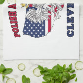 Cleveland Ohio Polish Geschirrtuch (Gefaltet)