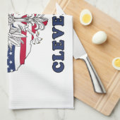 Cleveland Ohio Polish Geschirrtuch (Viertel Falte)