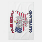 Cleveland Ohio Polish Geschirrtuch (Vertikal)
