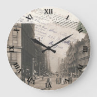 Cleveland Ohio Post Card Clock - Euclid Ave 1909