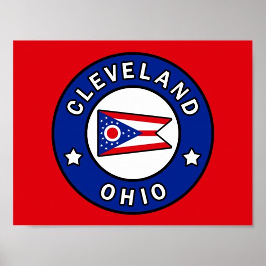 Cleveland Ohio Poster (Vorne)