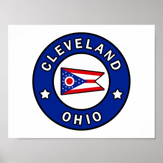 Cleveland Ohio Poster (Vorne)