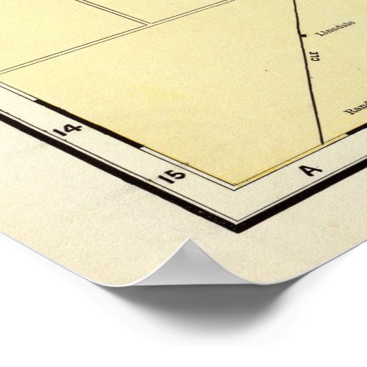 Cleveland, Ohio Poster (Ecke)