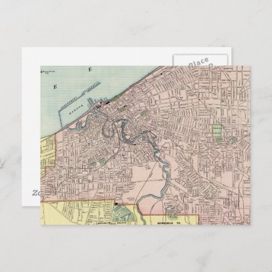 Cleveland, Ohio Postkarte (Vorne/Hinten)