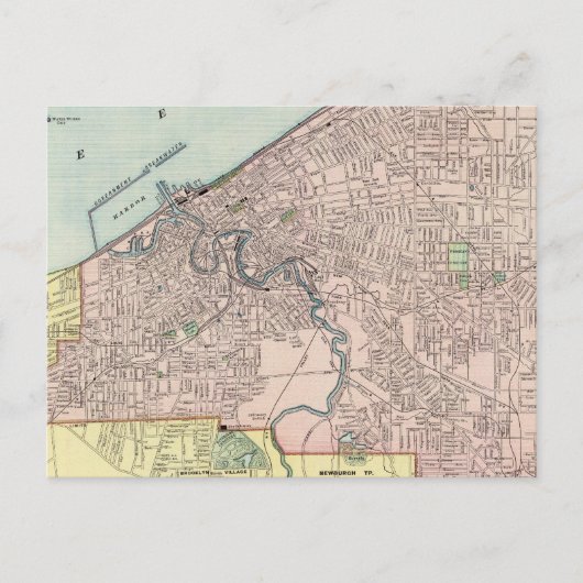 Cleveland, Ohio Postkarte (Vorderseite)