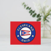 Cleveland Ohio Postkarte (Stehend Vorderseite)