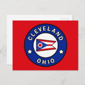 Cleveland Ohio Postkarte (Vorne/Hinten)