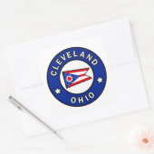 Cleveland Ohio Quadratischer Aufkleber (Umschlag)