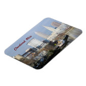Cleveland Ohio (River View)Premium Flexi Magnet (Linke Seite)
