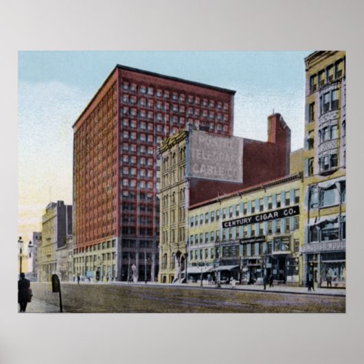 Cleveland Ohio Rockefeller Gebäude Poster (Vorne)