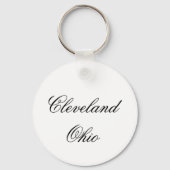 CLEVELAND OHIO Schlüsselanhänger (Rückseite)