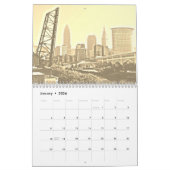 Cleveland Ohio Sepia Calendar Kalender (Jan 2026)