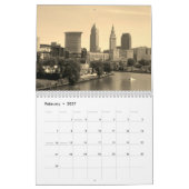 Cleveland Ohio Sepia-Kalender Kalender (Feb 2027)