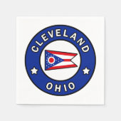 Cleveland Ohio Serviette (Vorderseite)