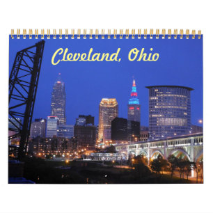 Cleveland Ohio Skyline Calendar Kalender