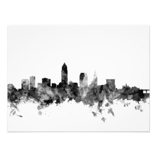 Cleveland Ohio Skyline Fotodruck