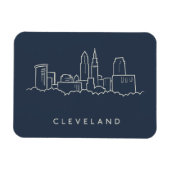 Cleveland Ohio Skyline Magnet (Horizontal)