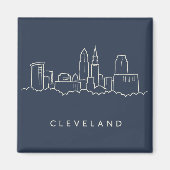 Cleveland Ohio Skyline Magnet (Vorne)