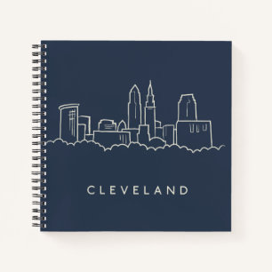 Cleveland Ohio Skyline Notizblock