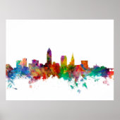 Cleveland Ohio Skyline Poster (Vorne)