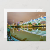 cleveland ohio skyline postkarte (Vorne/Hinten)