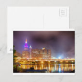 cleveland ohio skyline postkarte (Vorne/Hinten)