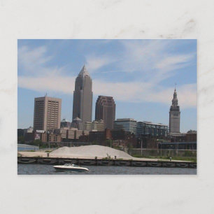 Cleveland Ohio Skyline Postkarte