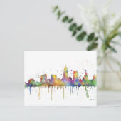 CLEVELAND, OHIO SKYLINE POSTKARTE (Stehend Vorderseite)