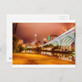 cleveland ohio skyline postkarte (Vorne/Hinten)
