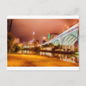 cleveland ohio skyline postkarte (Vorderseite)