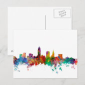 Cleveland Ohio Skyline Postkarte (Vorne/Hinten)